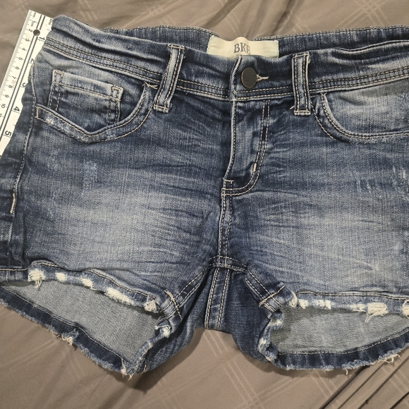 BKE Distressed Denim Shorts - Picture 7 of 12